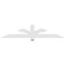 Ekena Millwork Redmond Architectural Grade PVC Gable Bracket, 72"W x 15"H x 4"D x 4"F, 5/12 Pitch GBP072X15X0404RED00 - alternate 2